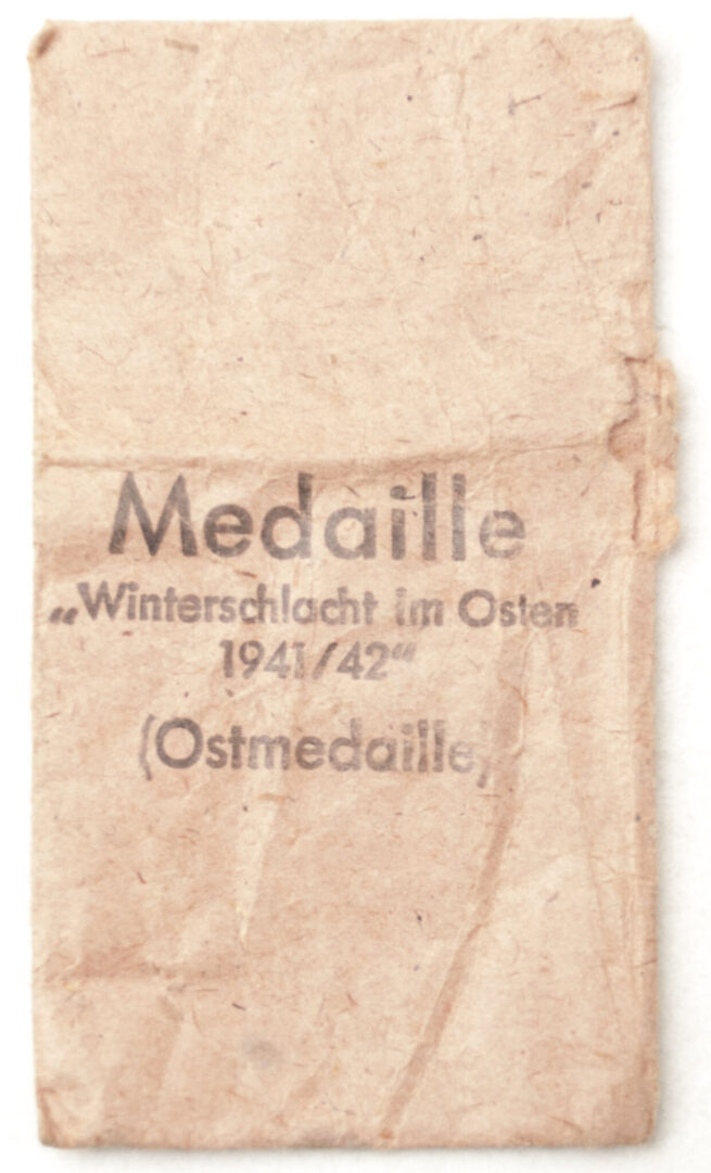 Winterschlacht im Osten Ostmedaille + bag by maker Katz & Deyle