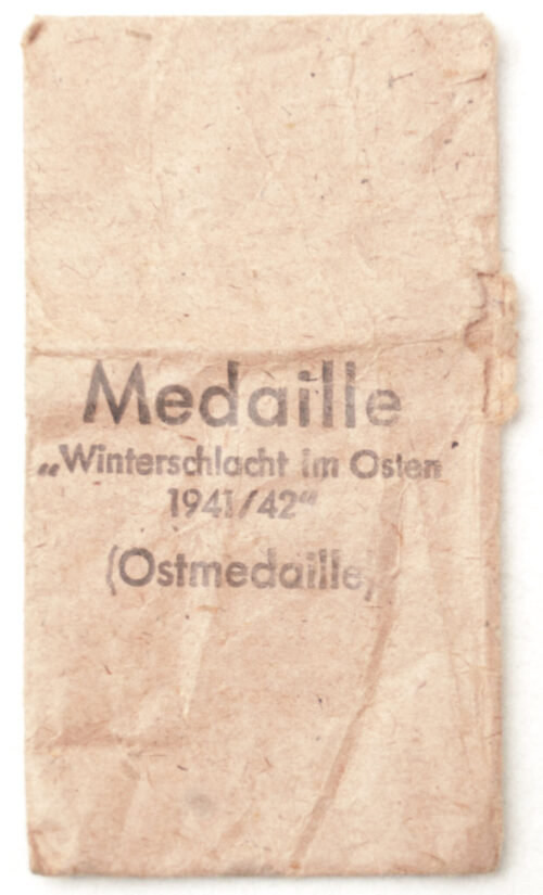 Winterschlacht im Osten Ostmedaille + bag by maker Katz & Deyle