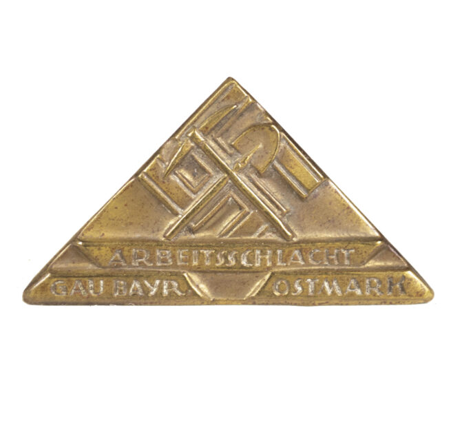Arbeitsschlacht Gau Bayerische Ostmark abzeichen (badge)
