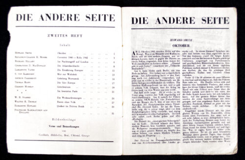 (BookletLeaflet) Die Andere Seite No.3 - G.94 (1943)