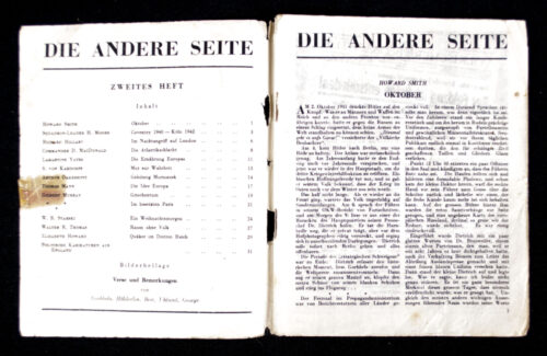 (BookletLeaflet) Die Andere Seite No.3 - G.94 (1943)