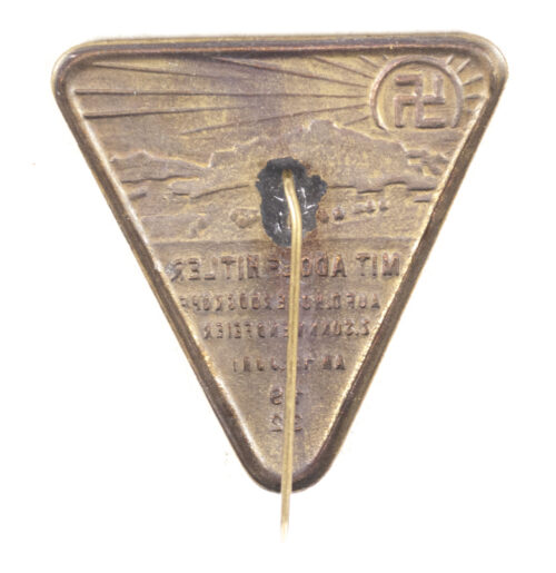 Mit Adolf Hitler auf d. Hoherodskopf z. Sonnewendfeier am 18 Juni 1932 (EARLY KAMPFZEIT badge!)