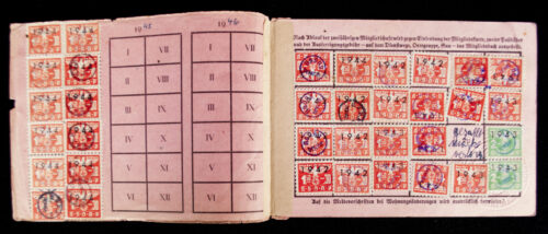 NSDAP Mitgliedskarte 1941 NSDAP membercard from Wien (1941)