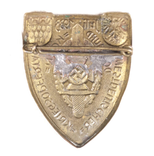 NSKOV 1. Westdeutscher Kriegsopfertag Juli 1933 badge