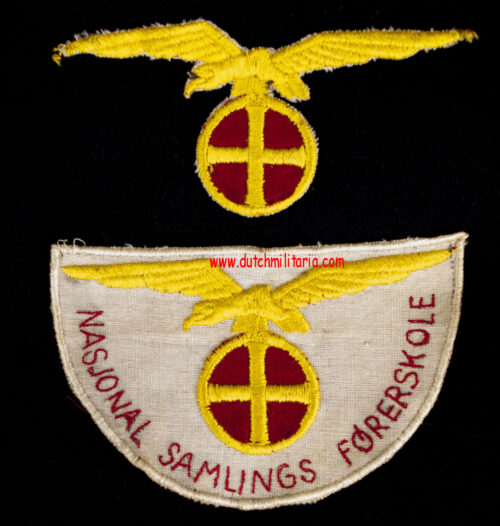 (Norway) Nasjonal Samling Førerskole insignia lot (!) - Extremely rare