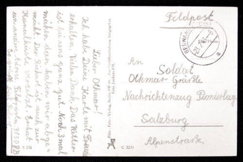 (Postcard) Fallschirmjäger
