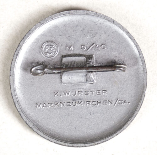 Reichsparteitag 1939 abzeichen (maker Wurster)