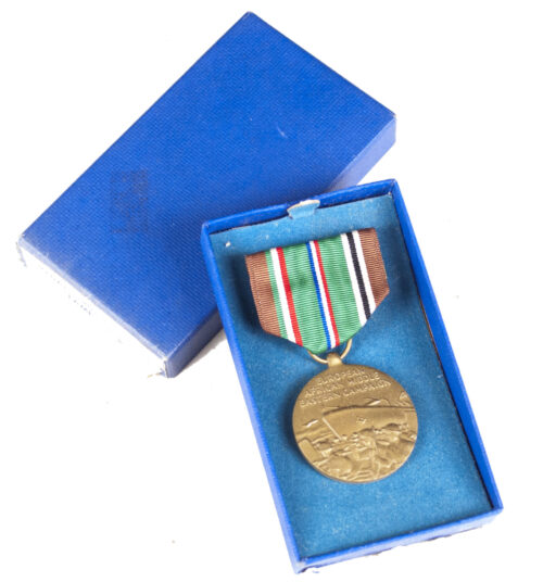 (USA) European, Afrika, Middle Wastern Campaign medal + case