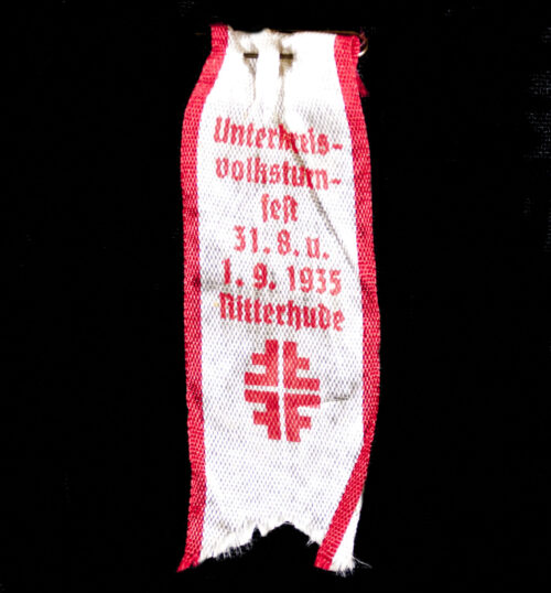 Unterkreis Volksturnfest 31.8.u.1.9.1935 Ritterhude badge