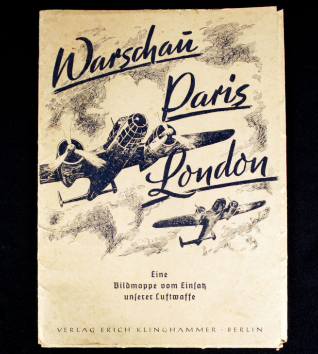 WWII German War Art Portfolio Warschau Paris Londen (194041)