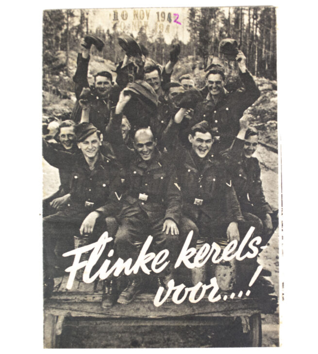 (DutchGermanic SS) Flinke Kerels voor... propaganda flyer (1942)