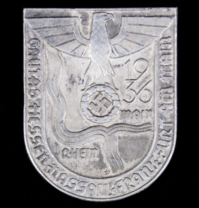 Gautag Hessen Nassau Frankfurth am Main 1936 abzeichen