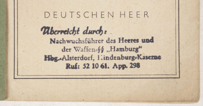 Hitlerjugend (HJ) Taschenkalender 1945 (very rare!)