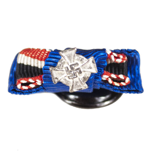 Miniature buttonhole medal with Treue Dienst 25 Jahre cross+ Kriegsverdienstkreuz Ohne Schwerter