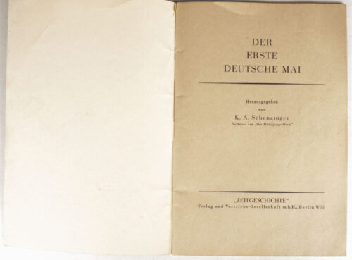 (Book) Der Erste Deutsche Mai (1933)