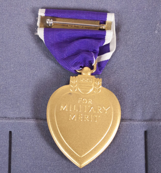 USA Purple Hearth medal + ribbons in case