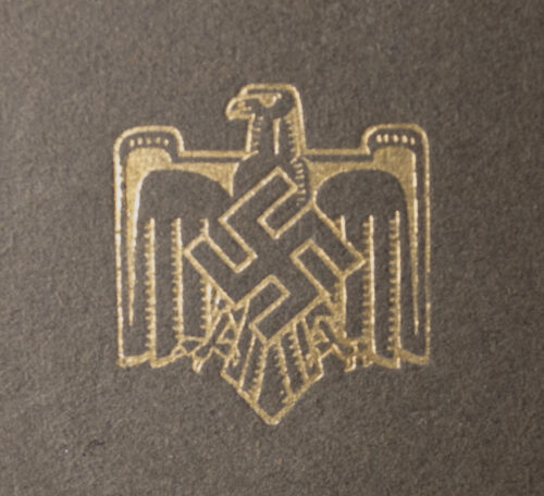 Deutscher Reichsbund für Leibesubungen Urkunde-Heft (1937)