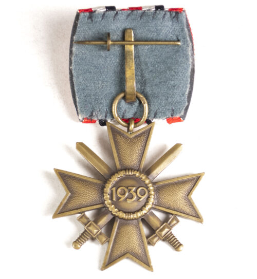 Kriegsverdienstkreuz mit Schwerter (KVK) Einzelspange War Merit Cross with Swords mm 87 (Roman Palme)