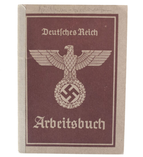 Arbeitsbuch Arbeitsamt Donauwörth (1939)