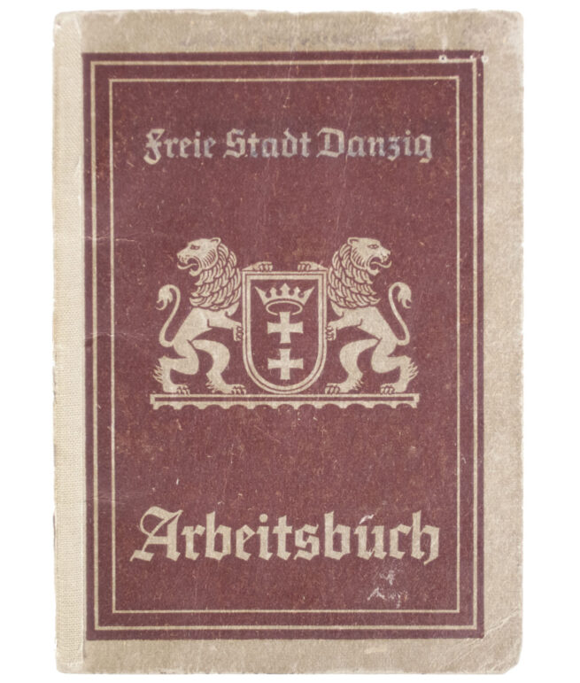 Arbeitsbuch Freie Stadt Danzig (rare!)