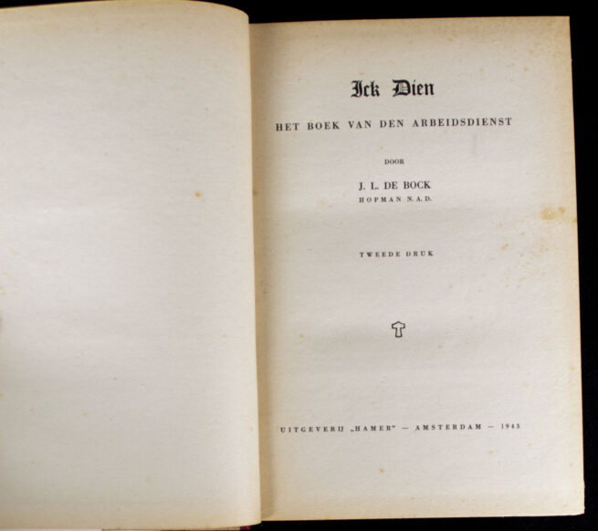 (Book) Nederlandsche Arbeidsdienst (NAD) - Ick Dien with dustjacket (!)