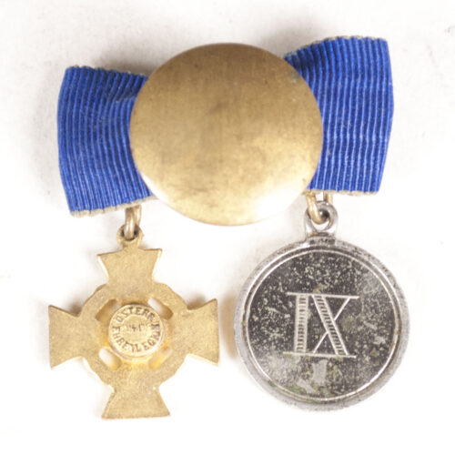 Miniature Dienstauszeichnung 9 Jahre + österreichische Ehrenlegion cross