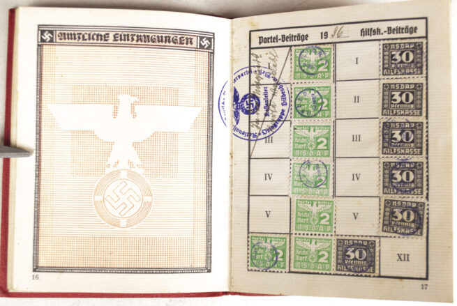 NSDAP Mitgliedsbuch (Memberbooklet)