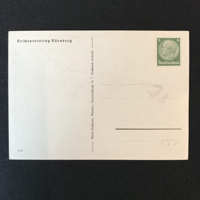 (Postcard) Reichsparteitag Nürnberg with BDM girl (Rare!)