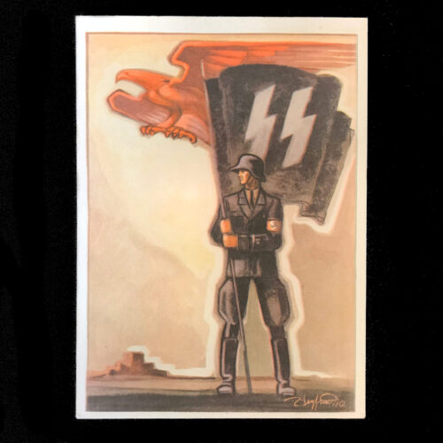 (Postcard) Tag der Deutschen Polizei - Die Sicherheitspolizei im Kriegseinsatz SS (1941)