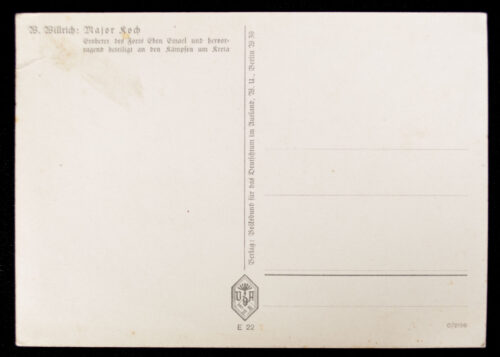 (Postcard) Willrich - Major Koch Eroberer des Forts Eben Emael