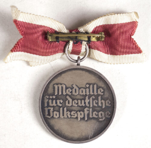 Volkspflege medaille an Damenschleife Social Welfare medal on female ribbon bow
