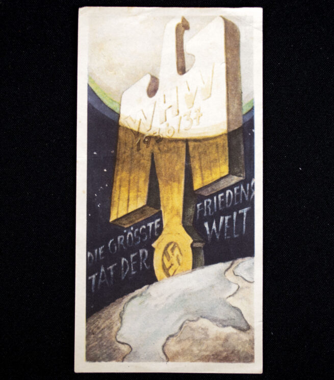 WHW Winterhilfswerk Türplakette Die Grösste Friedenstat der Welt (193637)