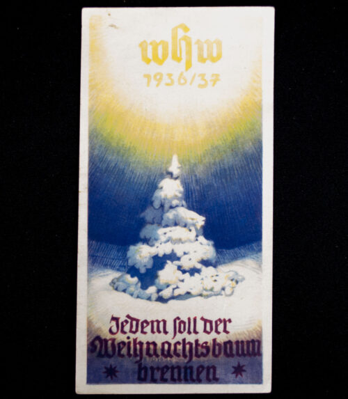 WHW Winterhilfswerk Türplakette Jedem soll der Weihnachtsbaum brennen (193637)
