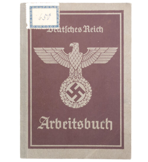 Arbeitsbuch - Arbeitsamt Detmold (1937)