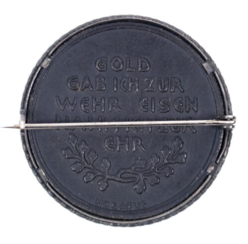 Brooch “Gold gab Ich Für Eisen”