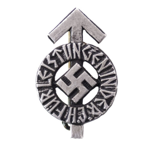 Hitlerjugend (HJ) miniature Leistungdabzeichen in black
