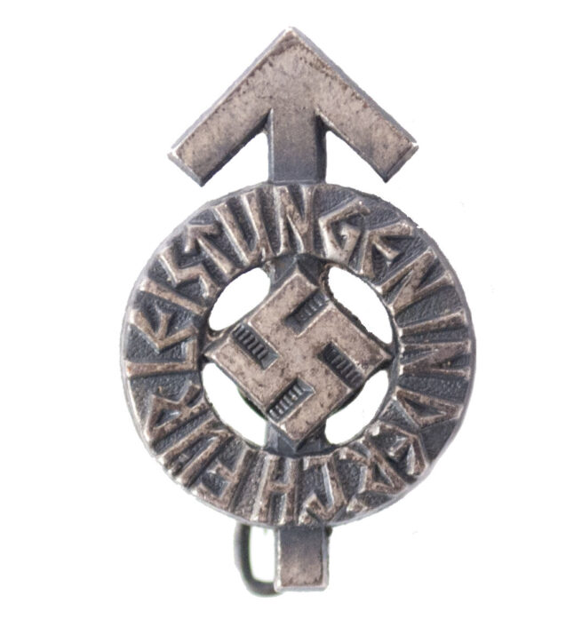 Hitlerjugend (HJ) miniature Leistungdabzeichen in silver (RZM M163)