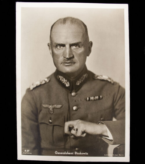 (Postcard) Generaloberst Blaskowitz - Commander Festung Holland