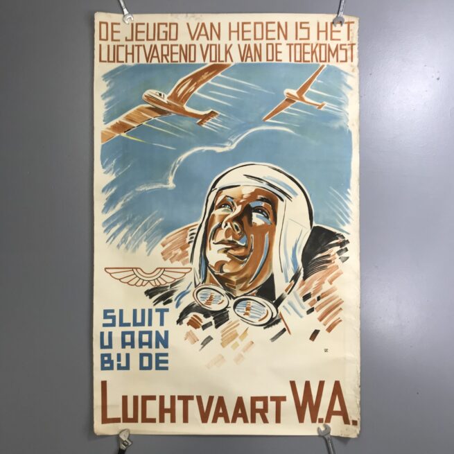 (Poster) NSB - Sluit u aan bij de Luchtvaart WA (Very rare!)