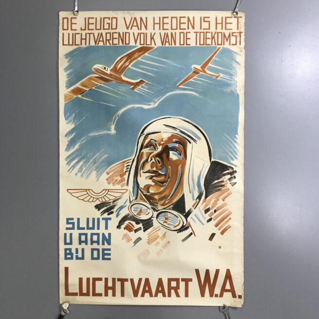 (Poster) NSB - Sluit u aan bij de Luchtvaart WA (Very rare!)