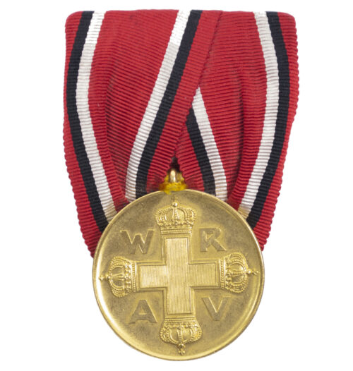 (Prussia) Einzelspange Rote Kreuz Medaille 3.Klasse 1898 in Bronze