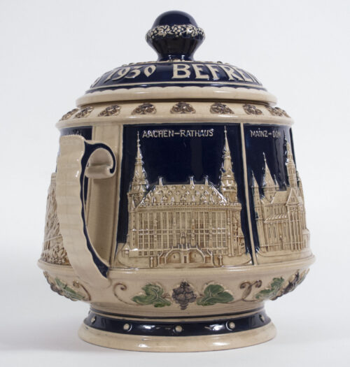 Rhineland Liberation 1930 large Bowl Rheinland Befreiung 1930 (Westerwald pottery)