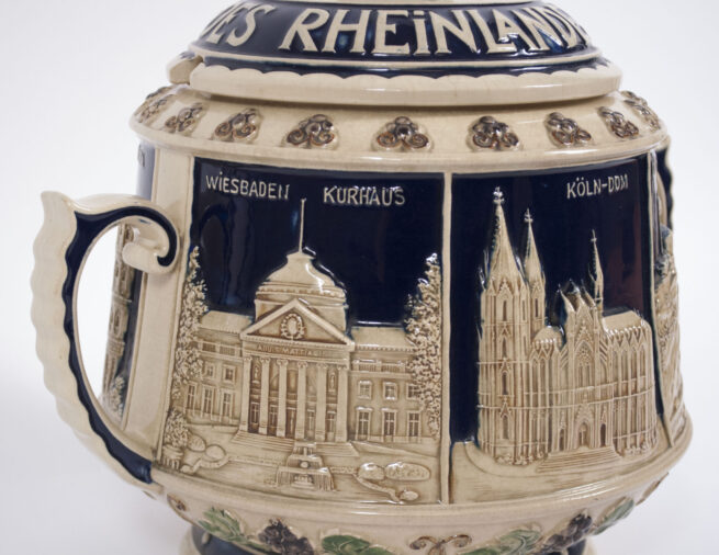Rhineland Liberation 1930 large Bowl Rheinland Befreiung 1930 (Westerwald pottery)