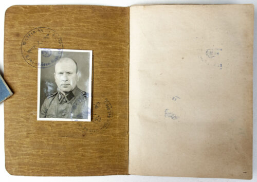 Waffen-SS soldbuch SS-Pz. Gren. Ers. Btl. 9