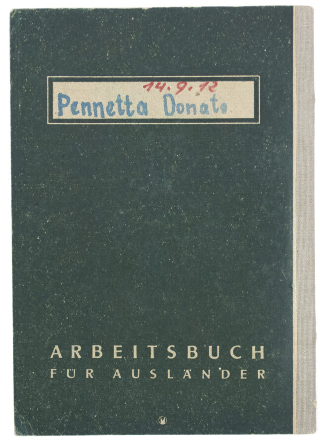 Arbeitsbuch für Ausländer (Italian) with passphoto