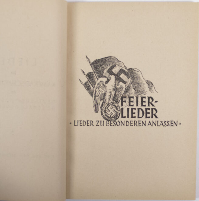(Book) Lieder für Kameradschaftszwecke der Deutschen Post Osten, Generalgouvernement (1943)