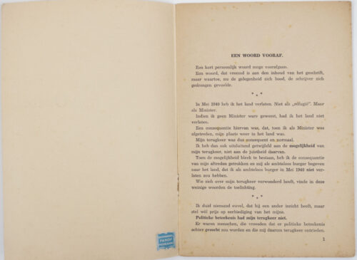 (Brochure) De synthese in den oorlog overwin het kwade door het goede, Romeinen 12-21