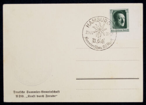 (Postcard) Adolf Hitler NSG Kraft durch Freude