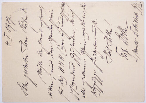 (Postcard) Erster Spatenstich 1000 km Autobahn