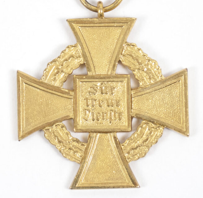 Treue Dienst 40 Jahre medaille + etui Loyal Service cross 40 Years